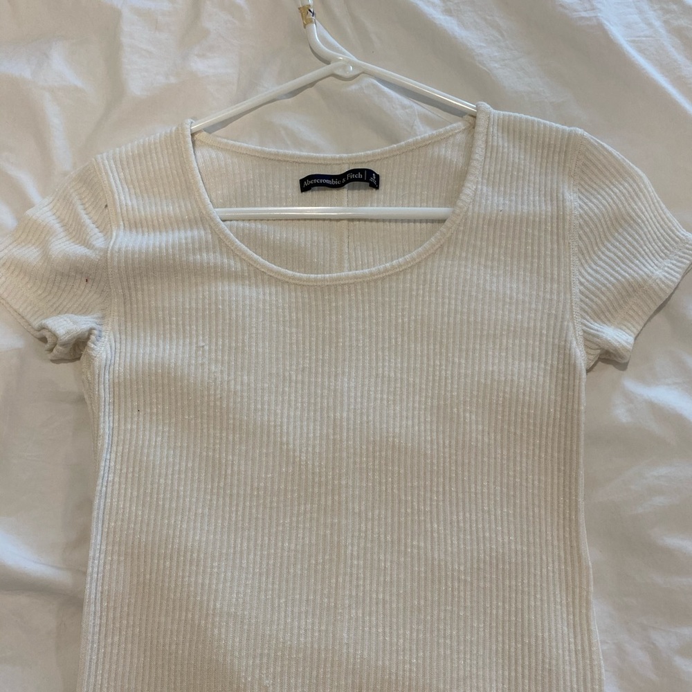 Abercrombie and Fitch white top
